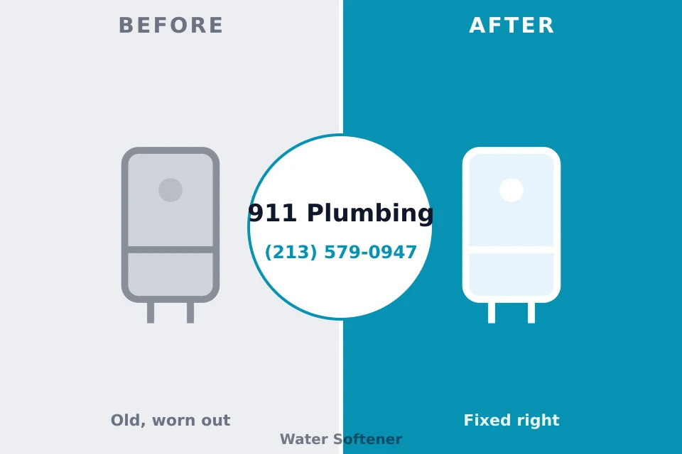 Before and after: plumbing repair Lame Deer, MT